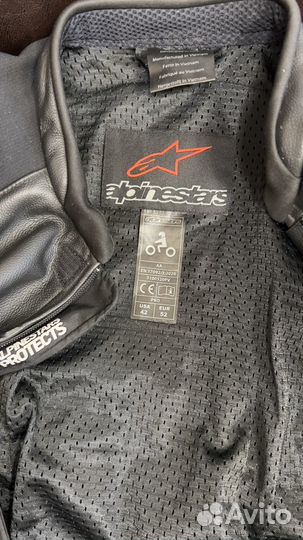 Мотокуртка коженная alpinestars