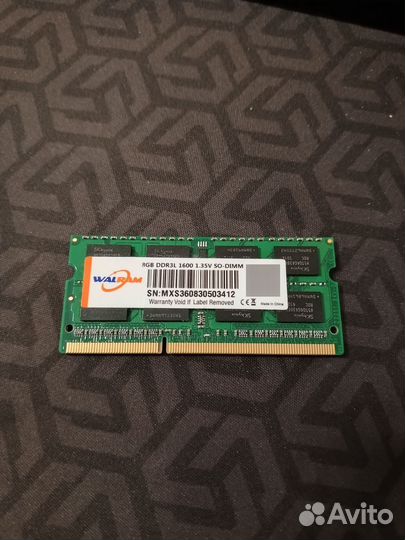 Оперативная память 8Gb DDR3L 1600 Hynix Sodimm