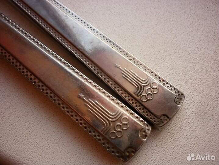 Набор, Ножи нержавейка с символом олимпиады-80