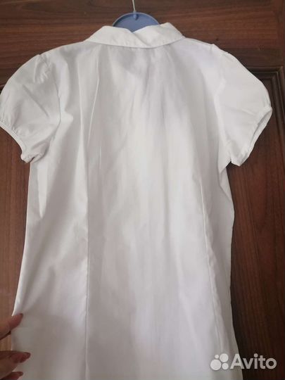 Блузка белая школьная 152