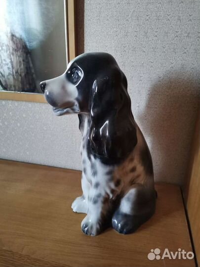 Статуэтка фарфор собака периода СССР