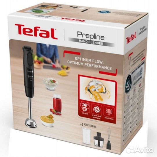 Продам погружной блендер Tefal Prepline HB64F810