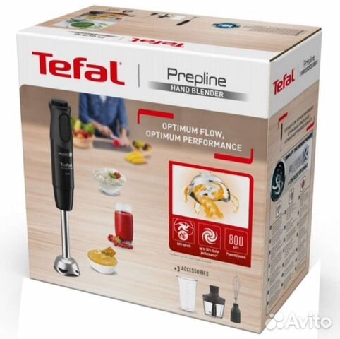 Продам погружной блендер Tefal Prepline HB64F810