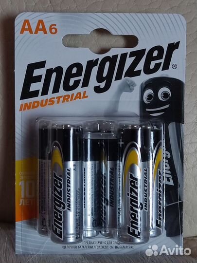 18 батареек AA Energizer Industrial LR6