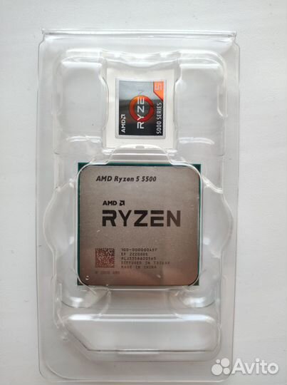 Процессор amd ryzen 5 5500 новый