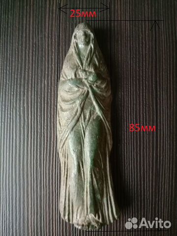 Фигурка Девы Марии, Ключ старинный, бутылочки