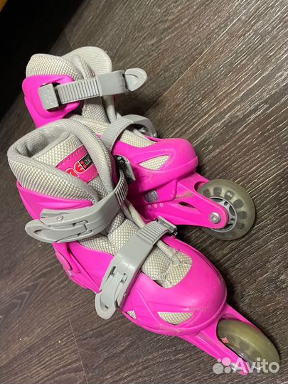Роликовые коньки детские раздвижные