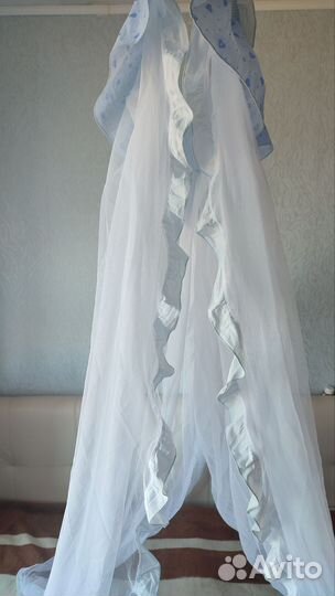 Бортики в кроватку с балдахином