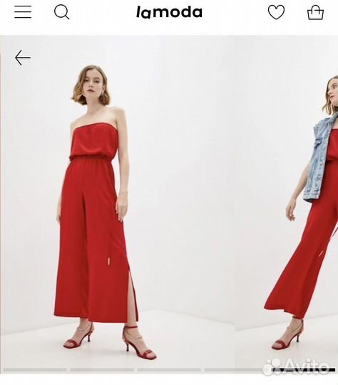 Комбинезон женский красный 46/48