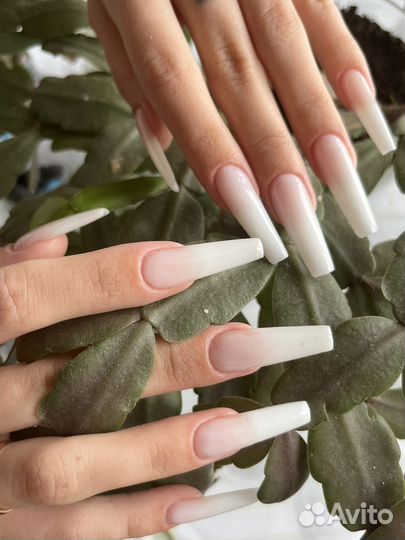 Наращивание ногтей, гель лак, маникюр гель лак