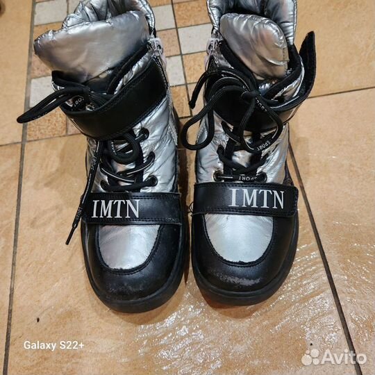 Зимние ботинки для девочки 35 размер