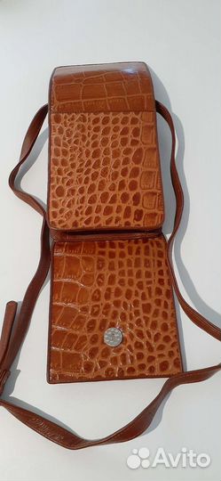 Сумка из кожи новая мужская