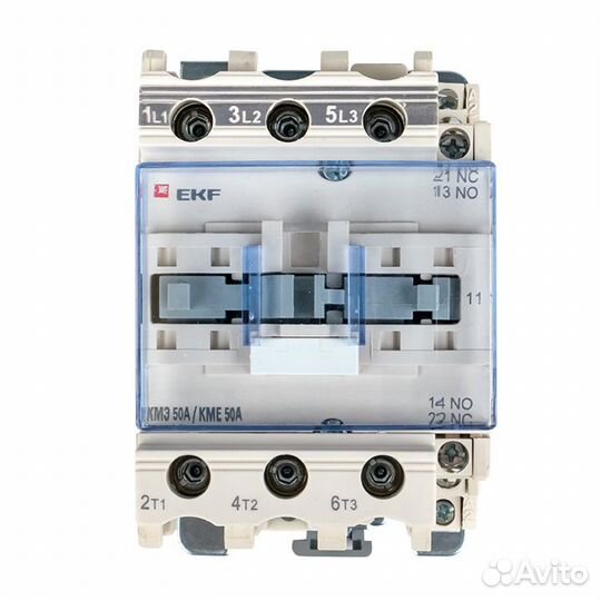 EKF PROxima Контактор кмэ малогабаритный 50А 220В NO+NC
