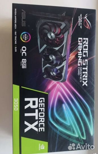Видеокарта rtx 3050 rog strix