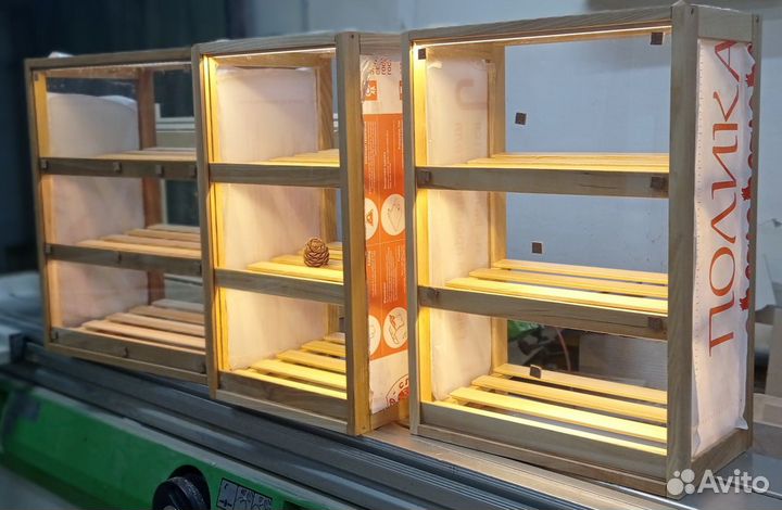 Витрина под выпечку настольная дуб 400 х 360 х 700