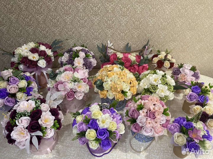 Мыльные букеты