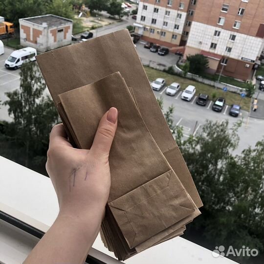 Упаковочные пакетики крафт пакеты