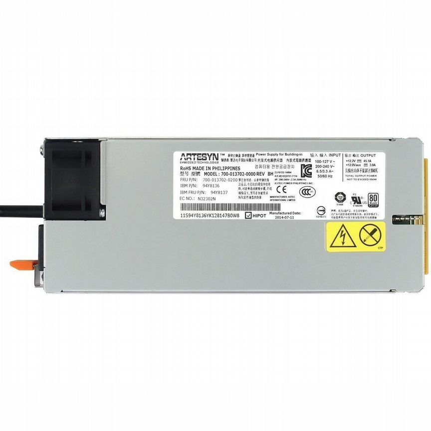 [700-013702-0000] Блок Питания Lenovo 550wt 94y8137 700-013702-0000