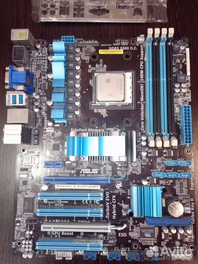 Материнская плата с процессором Asus-M4A88T-V AMD