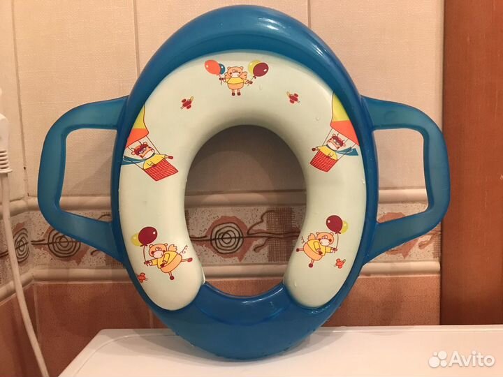 Мягкое детское сиденье на унитаз