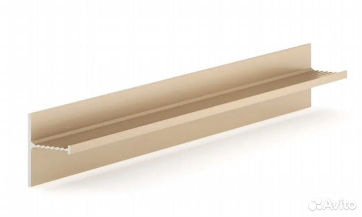 Теневой (щелевой) плинтус анодир-ый 3000 мм