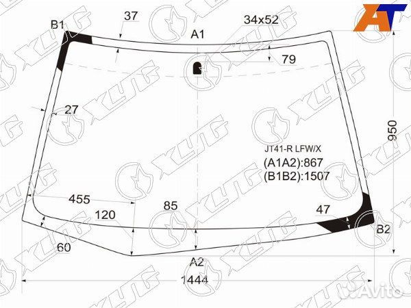 Стекло лобовое mitsubishi lancer