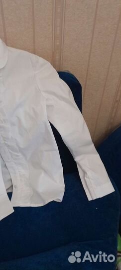 Белая рубашка 152новая