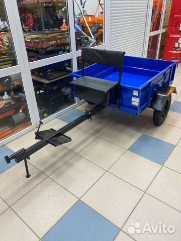 Телега к мотоблоку 2-местная 500кг forza тпм 2-221