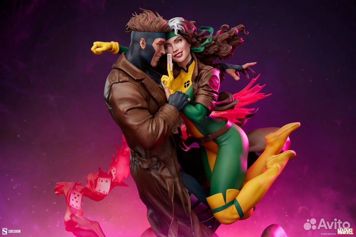 Статуя Rogue and Gambit от Sideshow