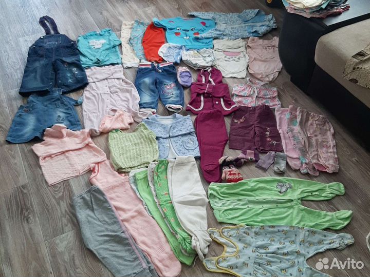 Большой пакет вещей 62-86