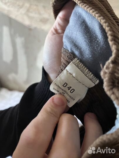 Винтажные брюки вельвет