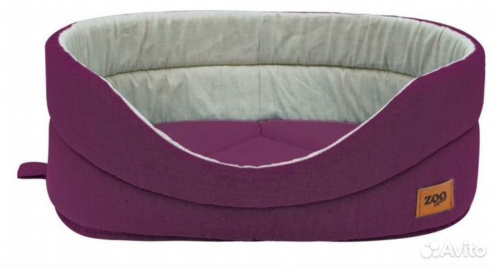 740522 лежанка Эколен» №2 43*30*16 см баклажан нов