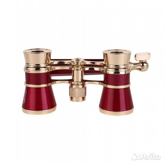 Бинокль театральный Veber бгц 3x25 лорнет красный