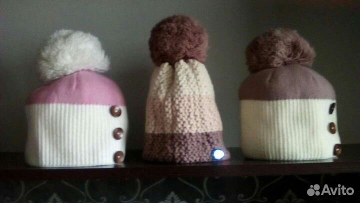 Шапки зимние женские на флисе