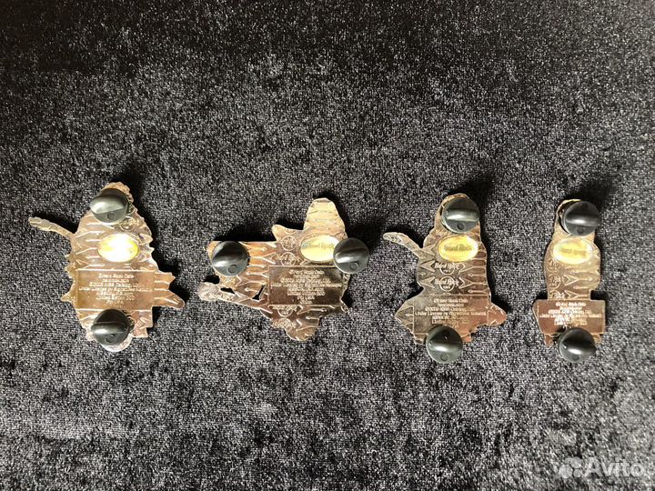 Сет из 4 значков Hard Rock Cafe Kiss Jam, 2005