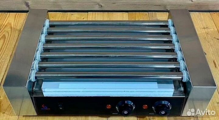 Гриль роликовый airhot аппарат для хот-догов RG-7