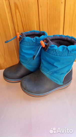 Сапожки crocs на флисе