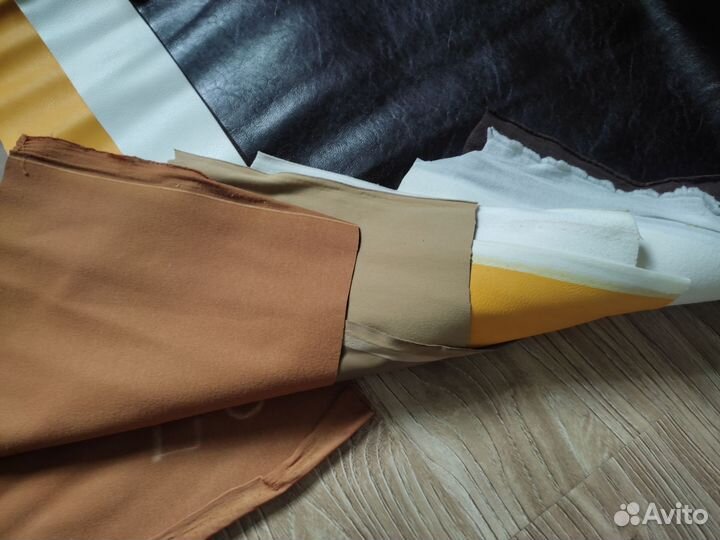 Ткань Кожа искусственная отрезы