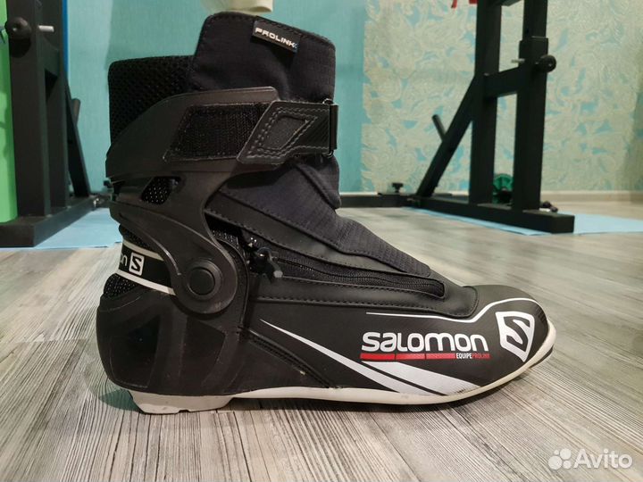 Лыжные ботинки Salomon prolink (новые)