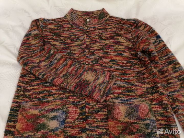 Женская тёплая кофта на молнии р 48 новая