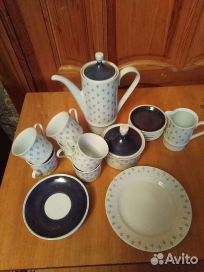 Сервиз чайный кофейный Volkstedt ГДР