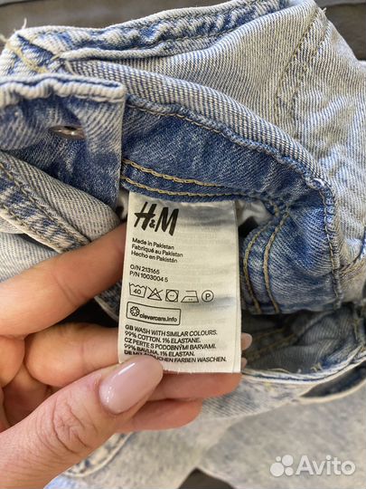 Джинсовый комбинезон 98 H&M