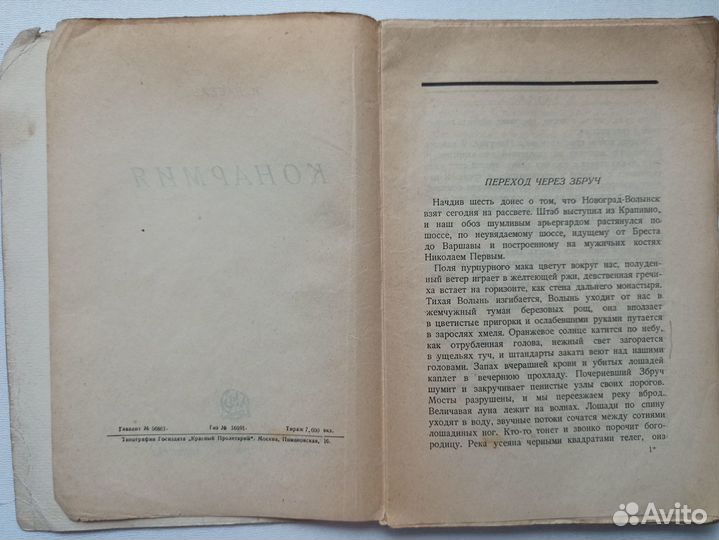 Конармия Исаака Бабеля 1926 года