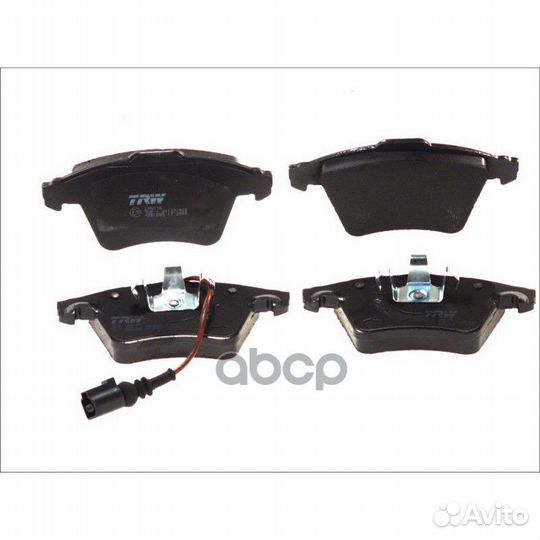 Колодки тормозные дисковые перед GDB1555 TRW