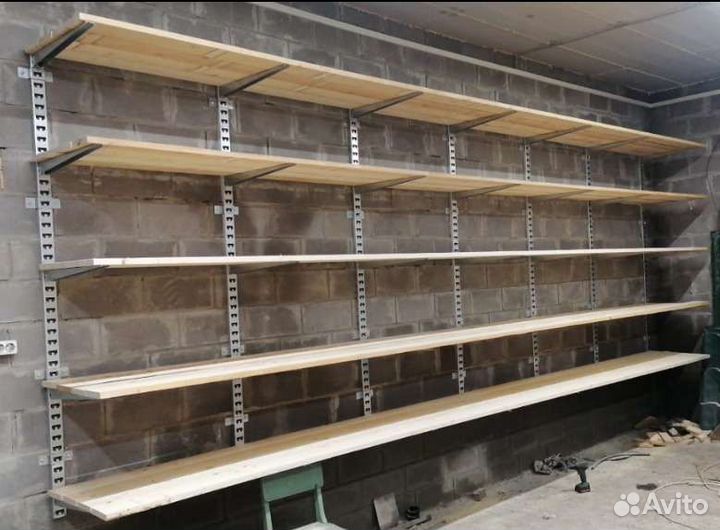 Стеллаж, полки, система хранения