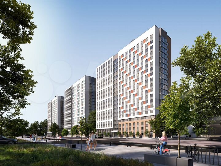 2-к. квартира, 61,6 м², 11/19 эт.