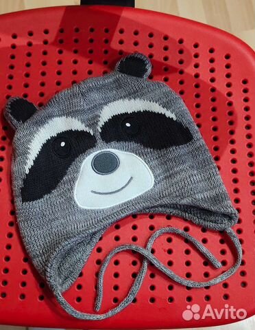 Шапка с варежками, 1-3 года