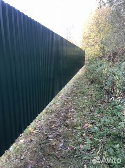 Установка заборов