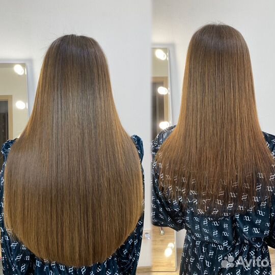 Наращивание волос гелевое(холодный метод)