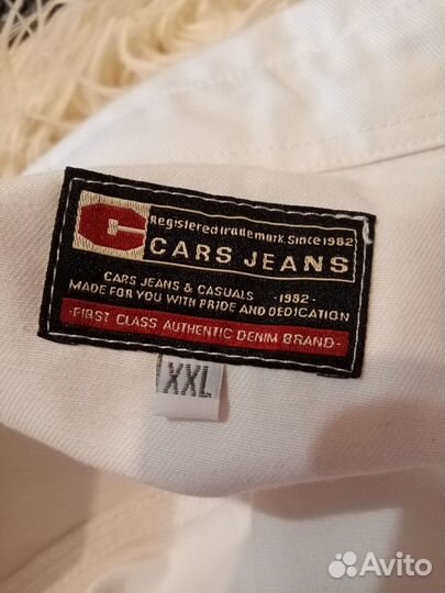 Джинсовая рубашка мужская xxl